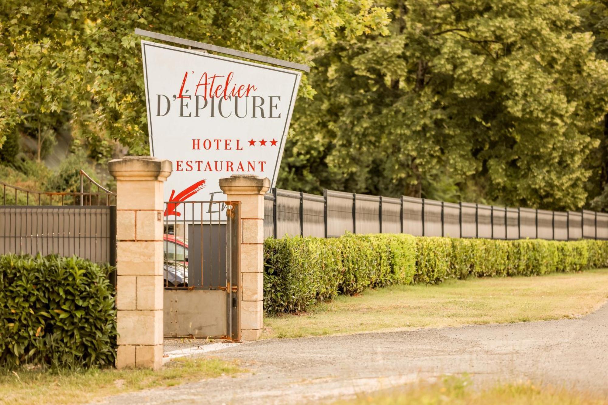 Boutique-Hotel Restaurant L'Atelier D'Epicure Logis Castels Exterior foto